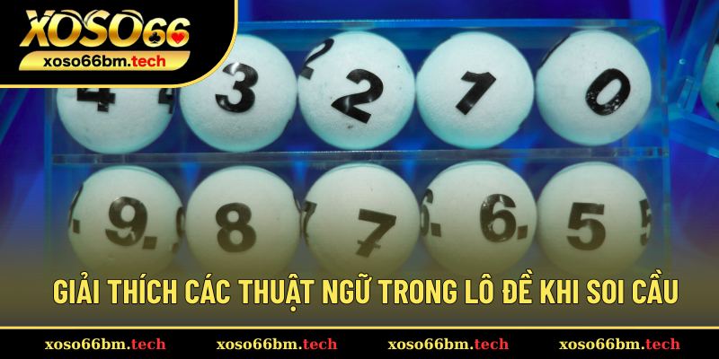 Những từ ngữ hay dùng khi soi cầu lô đề