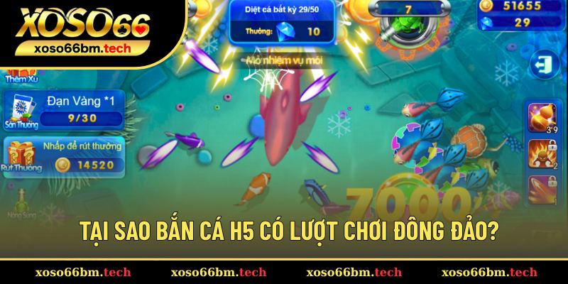 Lý do nên chơi game săn cá H5